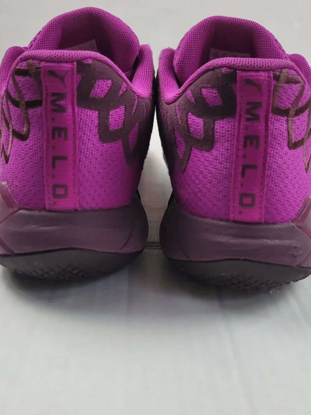 Puma LaMelo Ball MB.01 Lo Disco Basketball Shoes Boys Size 6.5 Purple